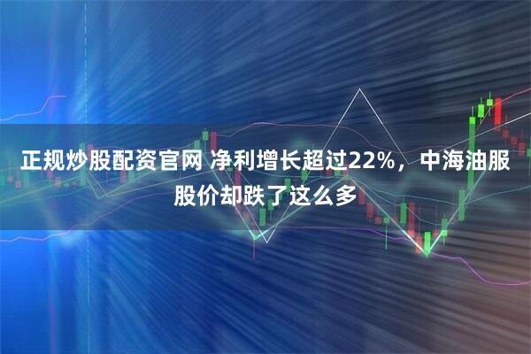 正规炒股配资官网 净利增长超过22%，中海油服股价却跌了这么多